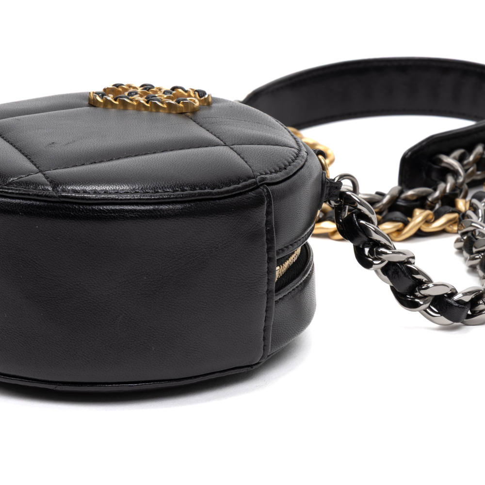 Chanel 19 Round Chain Clutch Small - Picture 8 of 11